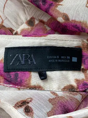 ZARA/ザラ/シャツ/ブラウス/トップス/ピンク/S