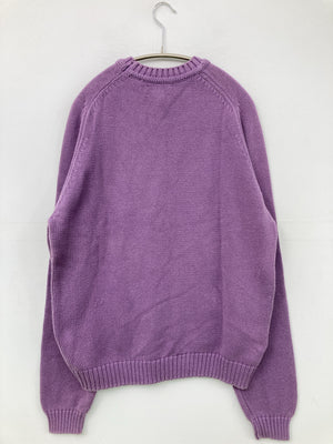 LANDS' END/ランズエンド/ニット/セーター/トップス/パープル/M