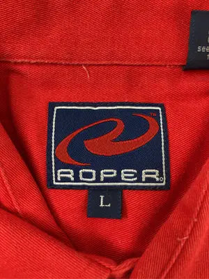 ROPER/シャツ/ブラウス/トップス/レッド/L