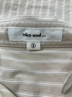 niko and .../ニコアンド/シャツ/ブラウス/トップス/ベージュ/3