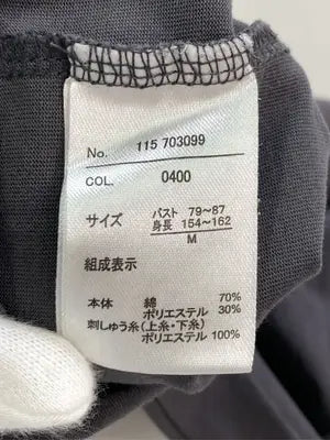 Linoluce/リノルーセ/Tシャツ/カットソー/トップス/グレー/M