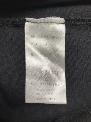 Loueme/ロエメ/Tシャツ/カットソー/トップス/ブラック/XL