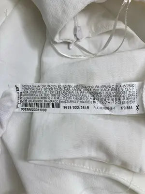 ZARA/ザラ/パンツドレス/ワンピース/ドレス/ホワイト/USA M