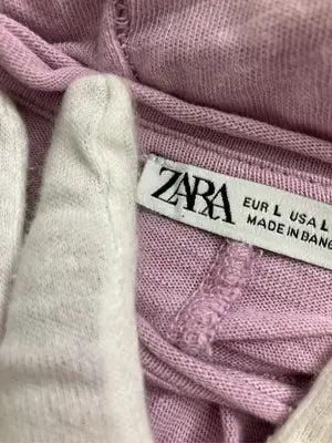 ZARA/ザラ/Tシャツ/カットソー/トップス/ピンク/L