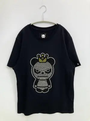 HIPANDA/Tシャツ/カットソー/トップス/ブラック/S
