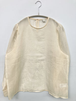 MYMOOD./シャツ/ブラウス/トップス/アイボリー/F