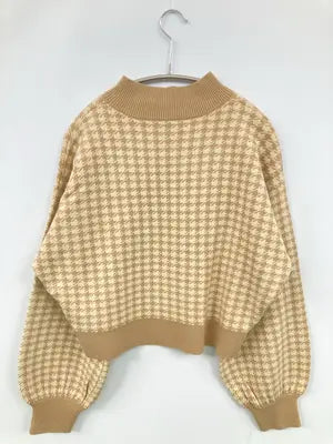 vis-a-vis/ヴィザヴィ/ニット/セーター/トップス/ベージュ/M