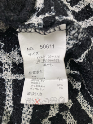 glossibeaut/チュニック/ワンピース/ドレス/ブラック/3L-4L