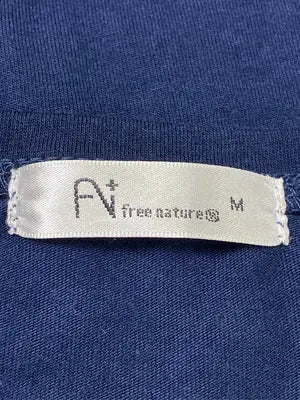 free nature/フリーネイチャー/Tシャツ/カットソー/トップス/ネイビー/M