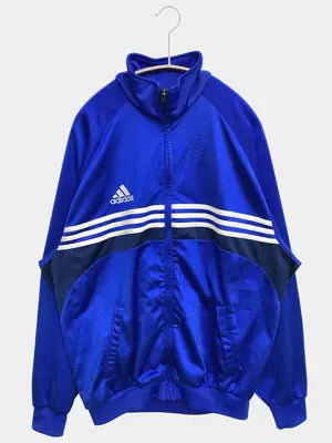 adidas/アディダス/ジャージ/トラックジャケット/トップス/ブルー/XO