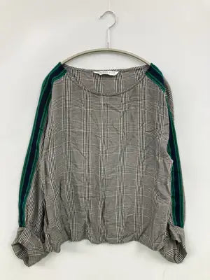 ZARA/ザラ/シャツ/ブラウス/トップス/グレー/EUR L/USA L/MEX 30