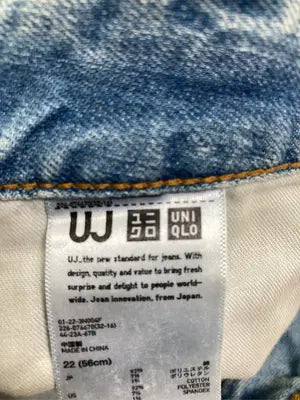 UNIQLO/ユニクロ/デニムパンツ/パンツ/スカイブルー/22 (56cm)