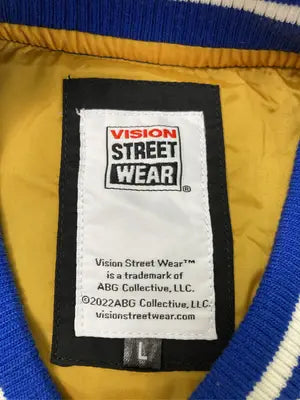 VISION STREET WEAR/ヴィジョンストリートウェア/スカジャン/ジャケット/アウター/ブルー/L
