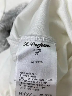 re.verofonna/Tシャツ/カットソー/トップス/ホワイト/38