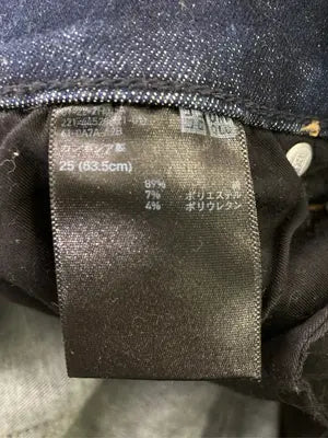 UNIQLO JEANS/ユニクロジーンズ/デニムパンツ/パンツ/ネイビー/25