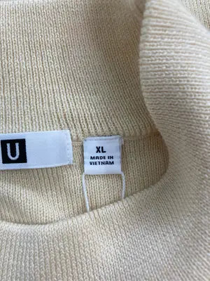 UNIQLO U/ユニクロユー/ニット/セーター/トップス/ベージュ/XL