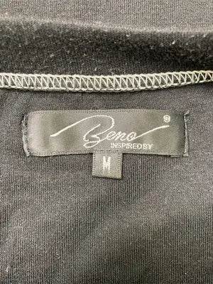 Beno/ビーノ/Tシャツ/カットソー/トップス/ブラック/M