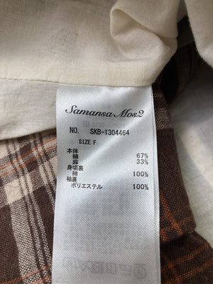 Samansa Mos2/サマンサモスモス/シャツ/ブラウス/トップス/ブラウン/F