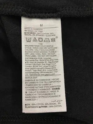 GAP/ギャップ/Tシャツ/カットソー/トップス/ブラック/M