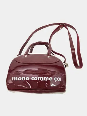 MONO COMME CA/モノコムサ/ショルダーバッグ/バッグ/レッド