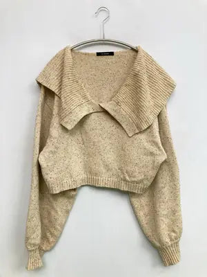 w closet/ダブルクローゼット/ニット/セーター/トップス/ベージュ