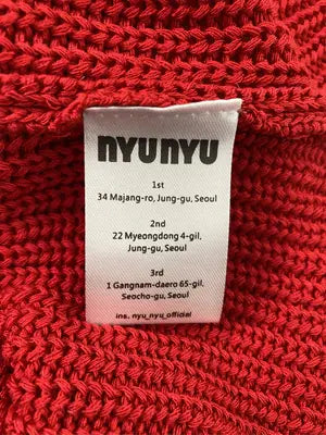 NYUNYU/ニュニュ/キャミソール/トップス/レッド