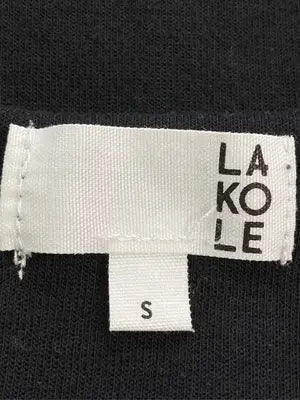 LAKOLE/ラコレ/Tシャツ/カットソー/トップス/ブラック/S