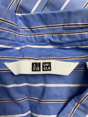 UNIQLO/ユニクロ/シャツワンピース/ワンピース/ドレス/ブルー/M