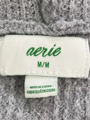 aerie/エアリー/ニット/セーター/トップス/グレー/M