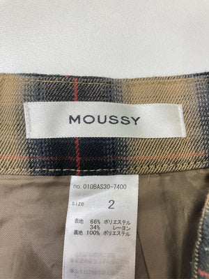 MOUSSY/マウジー/ショート/ミニスカート/スカート/ベージュ/2