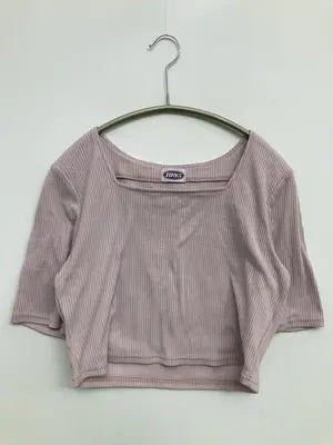 1095/Tシャツ/カットソー/トップス/パープル/L  バスト86～94　身長154～162
