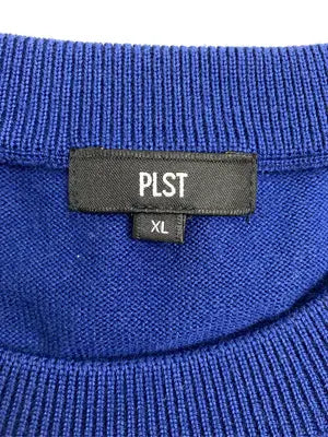 PLST/プラステ/ニット/セーター/トップス/ブルー/XL