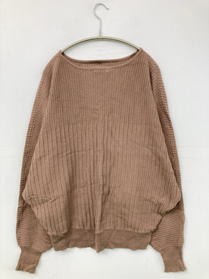 ITEMS/アイテムズ/ニット/セーター/トップス/ブラウン
