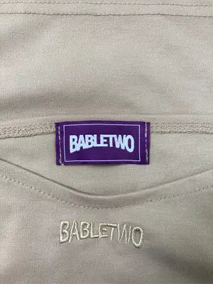 BABLETWO/Tシャツ/カットソー/トップス/ベージュ/FREE