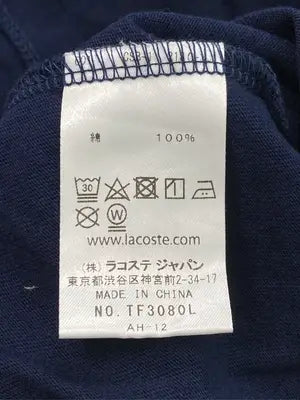 LACOSTE/ラコステ/Tシャツ/カットソー/トップス/ネイビー/36