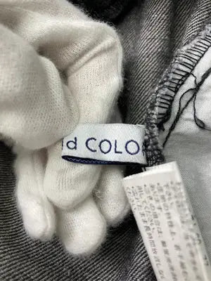 add COLOR/デニムパンツ/パンツ/ブラック/L