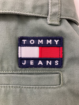 TOMMY JEANS/トミージーンズ/デニムスカート/スカート/ライトグリーン/S