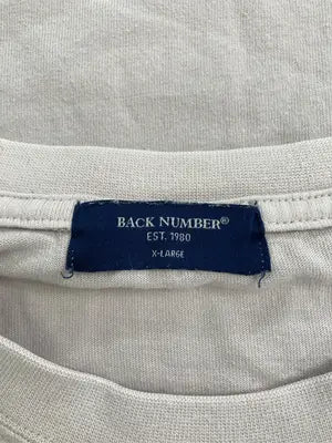 BACK NUMBER/バックナンバー/Tシャツ/カットソー/トップス/ベージュ/XL