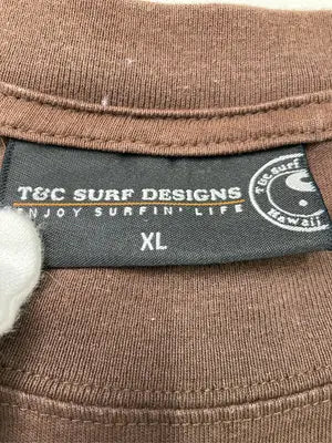 T&C SURF DESIGNS/ティーアンドシーサーフデザインズ/Tシャツ/カットソー/トップス/ブラウン/XL