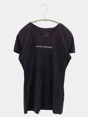 BANANA REPUBLIC/バナナリパブリック/Tシャツ/カットソー/トップス/ブラック/XS