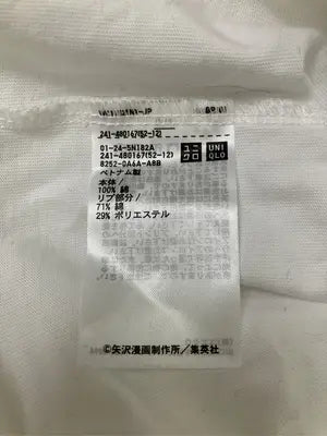UNIQLO/ユニクロ/Tシャツ/カットソー/トップス/ホワイト/M