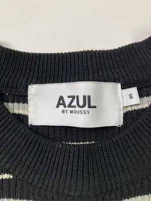 AZUL by MOUSSY/アズールバイマウジー/ニット/セーター/トップス/ブラック/S