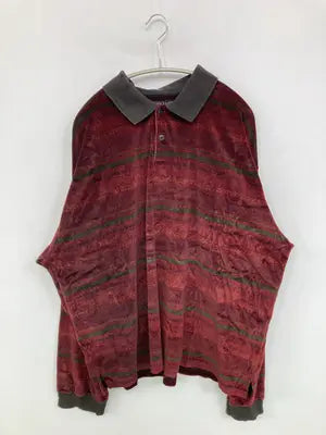 montage/ポロシャツ/トップス/レッド/XL