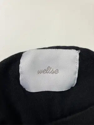 welise/Tシャツ/カットソー/トップス/ブラック/L