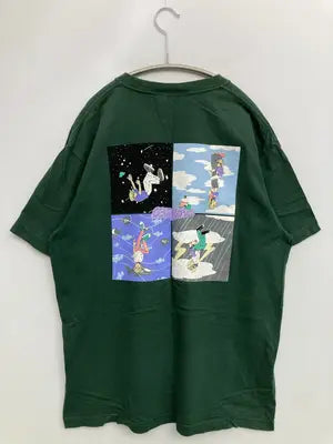 Left Alone/レフトアローン/Tシャツ/カットソー/トップス/グリーン/L