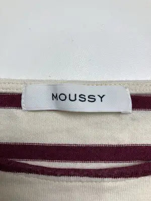 MOUSSY/マウジー/Tシャツ/カットソー/トップス/ホワイト/FREE