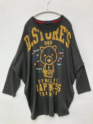 drug store's/ドラッグストアーズ/Tシャツ/カットソー/トップス/ブラック/F
