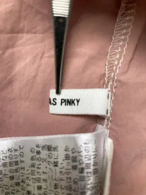 AS KNOW AS PINKY/アズノゥアズピンキー/ノースリーブ/トップス/ピンク/F