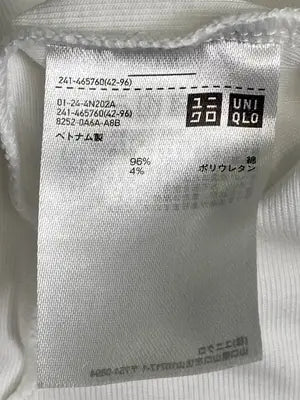 UNIQLO/ユニクロ/Tシャツ/カットソー/トップス/ホワイト/M