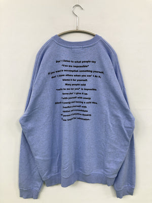 CIAOPANIC TYPY/チャオパニックティピー/スウェット/トップス/ブルー/LARGE